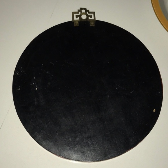 Geisha Wall Plaque Mother Of Pearl/Stone Women W/ Kimonos Decorative Art - Picture 5 of 9